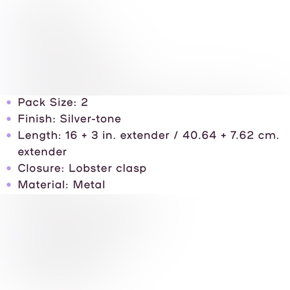 Claire’s Best Friends Silver-tone Split Heart Pendant Necklace -2 Pack Set - Picture 8 of 8